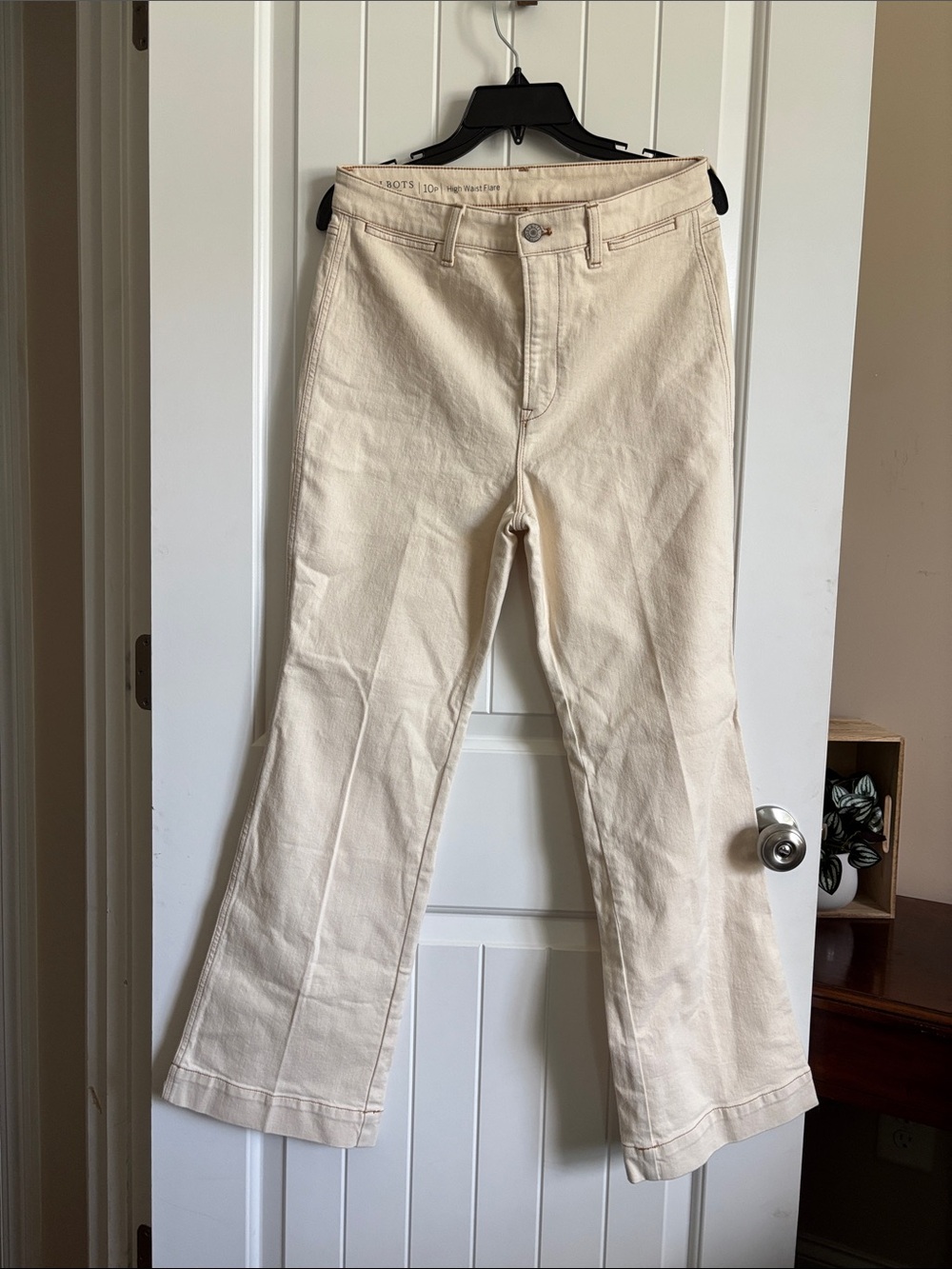 Talbots Cream Boot Cut Pants